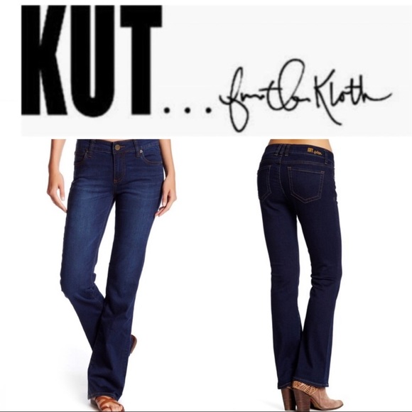 🆕👖NICOLE Hi Rise Boot Cut Dark KutFromTheKloth - Picture 3 of 16